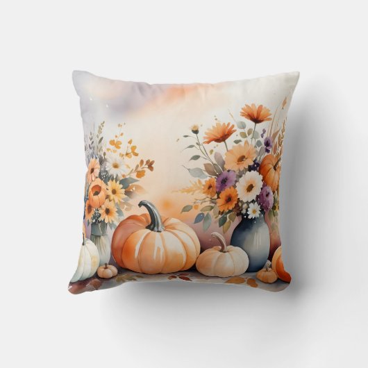 水彩祝秋 クッション (裏面)