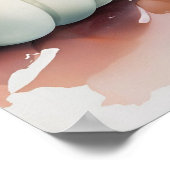 水彩祝秋 ポスター (角)