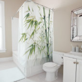 水彩禅竹調和 シャワーカーテン (インサイチュ)