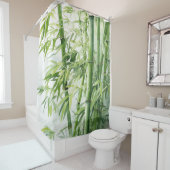 水彩禅竹調和 シャワーカーテン (インサイチュ)