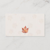 水彩秋かぼちゃおむつラッフル エンクロージャーカード (裏面)