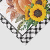 水彩秋かぼちゃひまわり感謝祭 薄葉紙 (詳細)