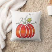 水彩秋かぼちゃ枕 クッション (ブランケット)