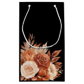 水彩秋のエレガンス結婚ズ –  スモールペーパーバッグ (裏面)