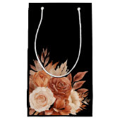 水彩秋のエレガンス結婚ズ –  スモールペーパーバッグ (正面)