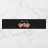 水彩秋のエレガンス結婚ズ –  ペットボトルラベル (シングルラベル)