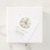 水彩秋のカボチャ感謝感謝祭 フェイバータグ (インサイチュ)