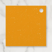 水彩秋のカボチャ感謝祭 フェイバータグ (裏面)