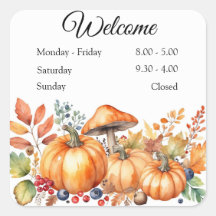 水彩秋のカボチャ