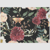 水彩秋のフローラ蝶の秋デカップージ 薄葉紙 (正面)