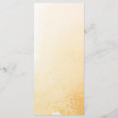 水彩秋のメープルリーフ結婚ズディナー メニュー (裏面)