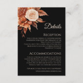 水彩秋の優雅さ-ウェディング- エンクロージャーカード (正面)