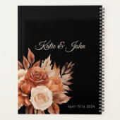 水彩秋の優雅さ – 私たち結婚のプランナー プランナー手帳 (裏面)