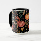 水彩秋の収穫模様 マグカップ (正面左)