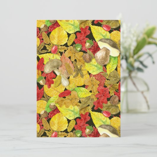 水彩秋の模様 (スタンド正面)