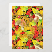 水彩秋の模様 (正面/裏面)