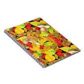 水彩秋の模様 ノートブック (右側)