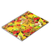 水彩秋の模様 ノートブック (左側)