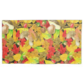 水彩秋の模様 枕カバー (正面左)