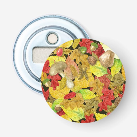 水彩秋の模様 栓抜き (正面)
