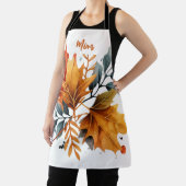 水彩秋の秋色離れの エプロン (インサイチュ)