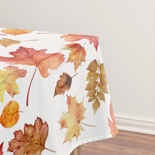水彩秋の紅葉継ぎ目なしパターン テーブルクロス (インサイチュ)