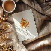 水彩秋の自然インスパイア結婚ズ 招待状