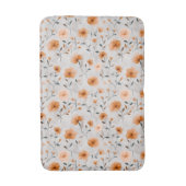 水彩秋の花の簡便植物学 バスマット (正面縦)