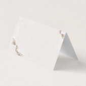 水彩秋の花サンキューカード 名刺 (裏面)