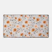 水彩秋の花ミニマリスト植物学 デスクマット (正面)