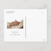 水彩秋の花感謝祭の写真 シーズンポストカード (裏面)