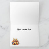 水彩秋の要素 カード (内部)