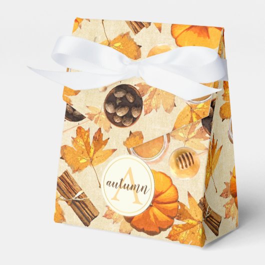 水彩秋の魔法ヴィンテージ香りモノグラム フェイバーボックス (正面サイド)