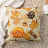 水彩秋の魔法ヴィンテージ香 クッション (ブランケット)