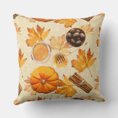 水彩秋の魔法ヴィンテージ香 クッション (裏面)