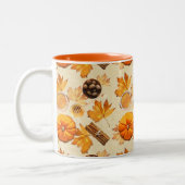 水彩秋の魔法ヴィンテージ香 ツートーンマグカップ (左)
