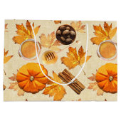 水彩秋の魔法ヴィンテージ香 ラージペーパーバッグ (裏面)