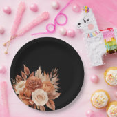 水彩秋エレガンス結婚ズ ペーパープレート (パーティー)