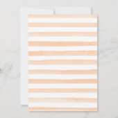 水彩秋カボチャとサボテンのベビーシャワー 招待状 (裏面)