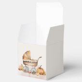 水彩秋カボチャ赤ちゃんシャワー フェイバーボックス (オープン)