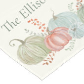 水彩秋カボチャ ショートテーブルランナー (コーナー)