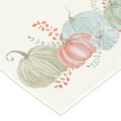 水彩秋カボチャ ショートテーブルランナー (コーナー)