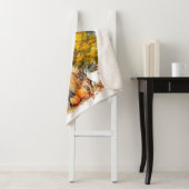 水彩秋ドッグデザイン – ドイツの羊飼い シェルパブランケット (インサイチュ)