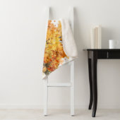 水彩秋ドッグデザイン – ドイツ語ポインタ シェルパブランケット (インサイチュ)