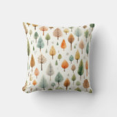 水彩秋パターン クッション (正面)