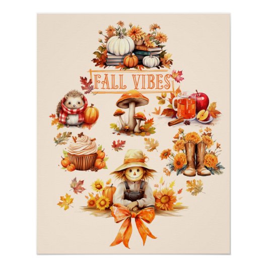 水彩秋ビベス ポスター (正面)