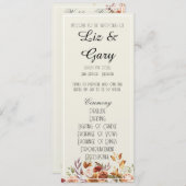 水彩秋フローラの葉プログラム プログラム (正面/裏面)