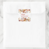 水彩秋フローラサプライズパーティー スクエアシール (バッグ)