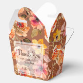 水彩秋フローラブライダルシャワー フェイバーボックス (オープン)