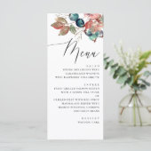 水彩秋フローラ庭園の結婚式。ブルーベリー メニュー (スタンド正面)